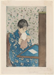 Brevet af Mary Cassatt