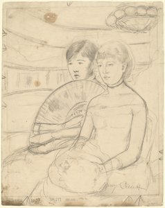 The Loge [recto], 1882. af Mary Cassatt