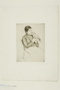 Papegøjen af Mary Cassatt