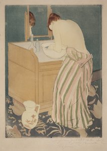 Badende kvinde af Mary Cassatt