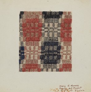 Coverlet, ca. 1938. af Mary E Humes