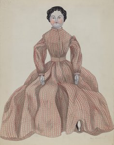 Dukke - Lulu, ca. 1936. af Mary E Humes