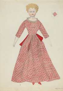 Dukke og kostume, ca. 1936. af Mary E Humes