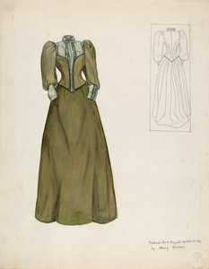 Kjole, c. 1937. af Mary E Humes
