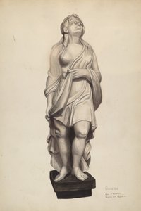 Galatea galionsfigur, ca. 1940.