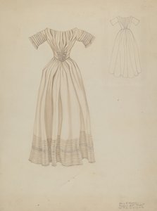 Brudekjole, c. 1937. af Mary E Humes