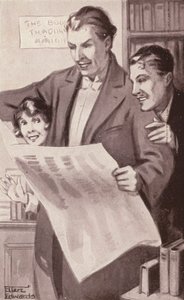Illustration til Kipps af H.G. Wells (litografi) af Mary Ellen Edwards