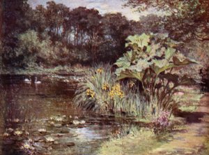 Scottish Gardens: Culzean (farve litho)