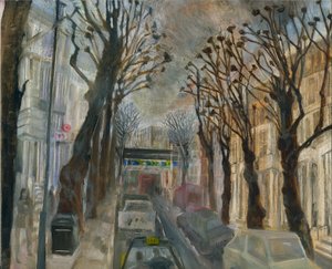 Ladbroke Grove lockdown: 3. fra Oxford Gardens, 2021 (olie om bord)