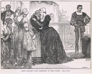 Anne Boleyns sidste farvel til sine damer