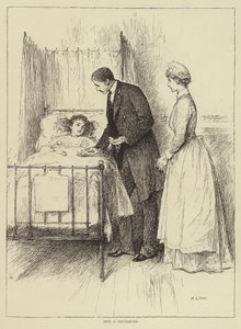 Illustration til historien om en sygeplejerske, af ære Morten af Mary L. Gow