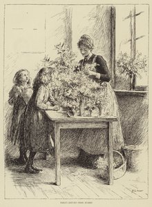 Illustration til historien om en sygeplejerske, af ære Morten af Mary L. Gow
