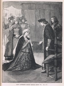 Lady Catherine Gordon før Henry VII 1497