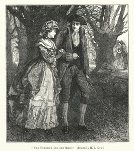 The Prentice and the Maid (gravering)