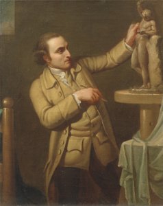 Joseph Nollekens (1737-1823) ca. 1770-71 (olie på lærred) af Mary Moser