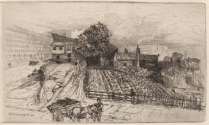 En bygård — New York af Mary Nimmo Moran