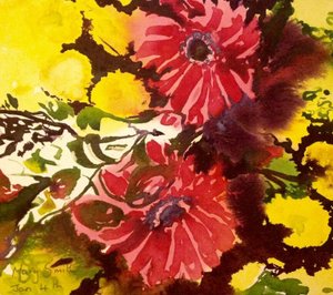 Gerberas af Mary Smith