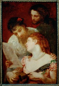 En musikalsk fest ... (maleri på lærred) af Mary Stevenson Cassatt
