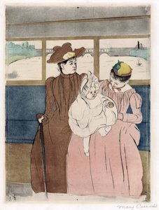 I omnibussen af Mary Stevenson Cassatt
