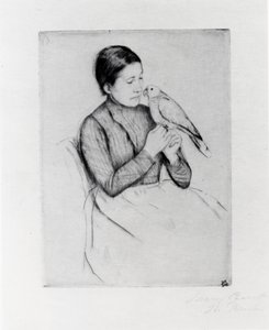 Papegøjen af Mary Stevenson Cassatt