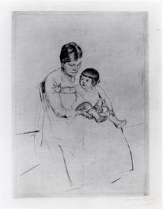 Strømpen af Mary Stevenson Cassatt