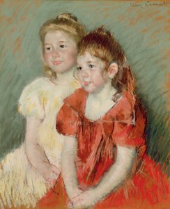 Unge piger, ca. 1900 (pastel på papir)