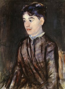 Ung kvinde i sort, af Mary Cassatt