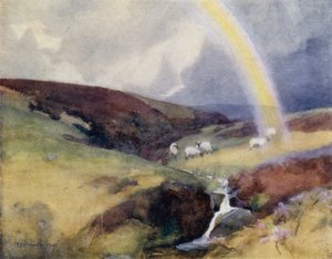 The Source of the Clyde (farve litho)
