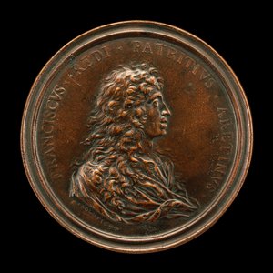 Francesco Redi, 1626-1697, læge og videnskabsmand [forside], 1684. af Massimiliano Soldani