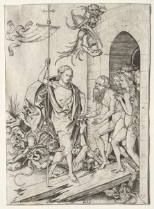 Passion of Jesus Christ: The Descent into Limbo, 1400-tallet. af Master AG