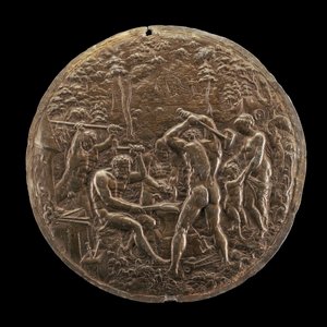 Vulcans smedje, 1573. af Master AZ
