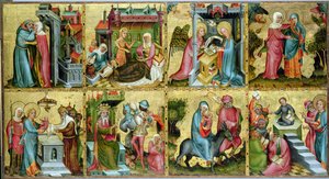 Buxtehude-alteret, midterpanel, 1400-10 (tempera på panel)