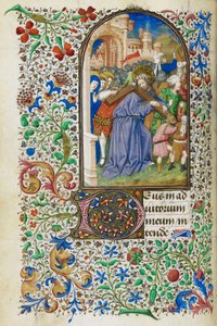 Timebog for Jean de Dunois, f.136v, ca. 1436-50 (illumineret manuskript)