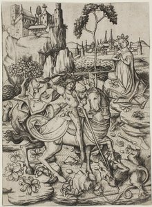 Sankt Georg med storkereden af Master E.S.