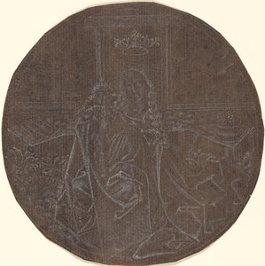 Madonnaen og barnet i en have af Master E.S.