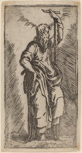 Sankt Simon af Master F.P. after Parmigianino