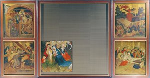 St. Thomas-alteret fra Johanneskirken, Hamborg, begyndte i 1424 (tempera og olie på panel)