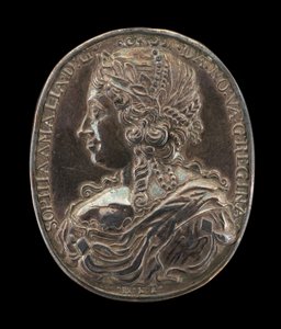Sophia Amelia, 1628-1685, kone til Frederik III 1643 [revers], ca. 1648. af Master H.L.T.