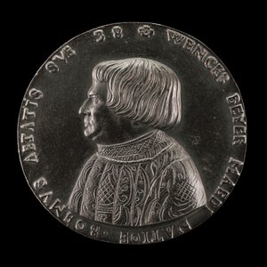 Václav Payer Wenceslaus Beyer, 1488-1537, statslæge i Bøhmen [forside], 1526. af Master M.P.