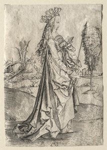 Sankt Ursula af Master MZ