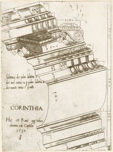 Entablatur fra Vespasians tempel, Rom
