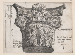 Mirror of Roman Magnificence: Korinthisk hovedstad, 1537., 1537.