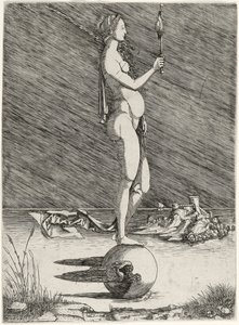 Fortune Sailing on a Winged Globe, c.1510-15 af Master of 1515