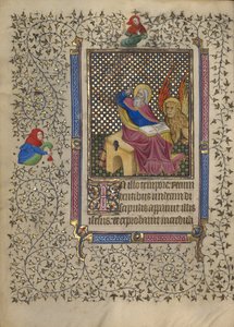 Sankt Markus, ca. 1410 (temperafarver, bladguld, guldmaling og blæk)