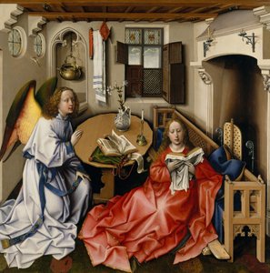 Bebudelse Triptykon (Merode altertavle), ca. 1427-32 (olie på eg)
