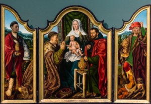 The Adoration of the Magi, ca. 1510 (Tempera og olie på træ (eg))