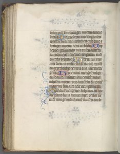 Timebog Brug af Utrecht: fol. 174v, tekst, ca. 1460-1465.