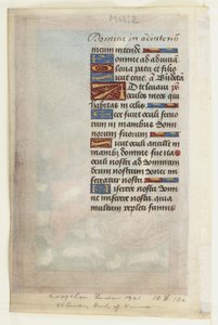 Bebudelse til hyrderne, fra en timebog, c.1485