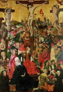 The Crucifixion, ca. 1500 (se også 148971) af Master of Hamburg