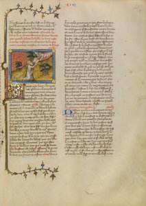 Moses modtager lovens tavler af Master of Jean de Mandeville